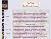 Tablet Screenshot of goddess-power.com
